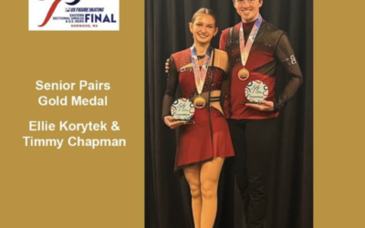 Congrats to Ellie and Tim on their gold medal in senior pairs at US Figure Skating Sectionals